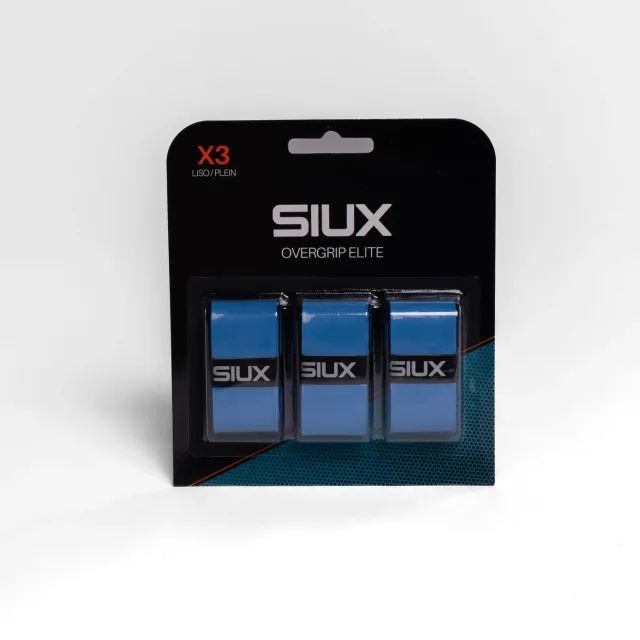 Siux Elite X3 overgrip blå 3-pak perforeret