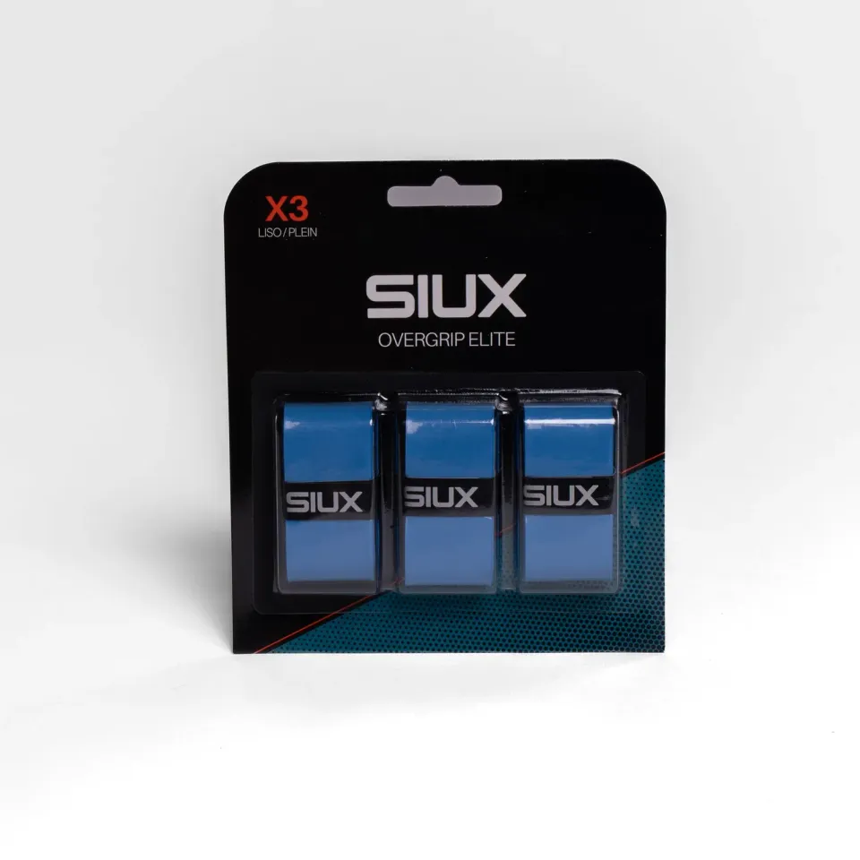 Siux Elite X3 overgrip blå 3-pak perforeret