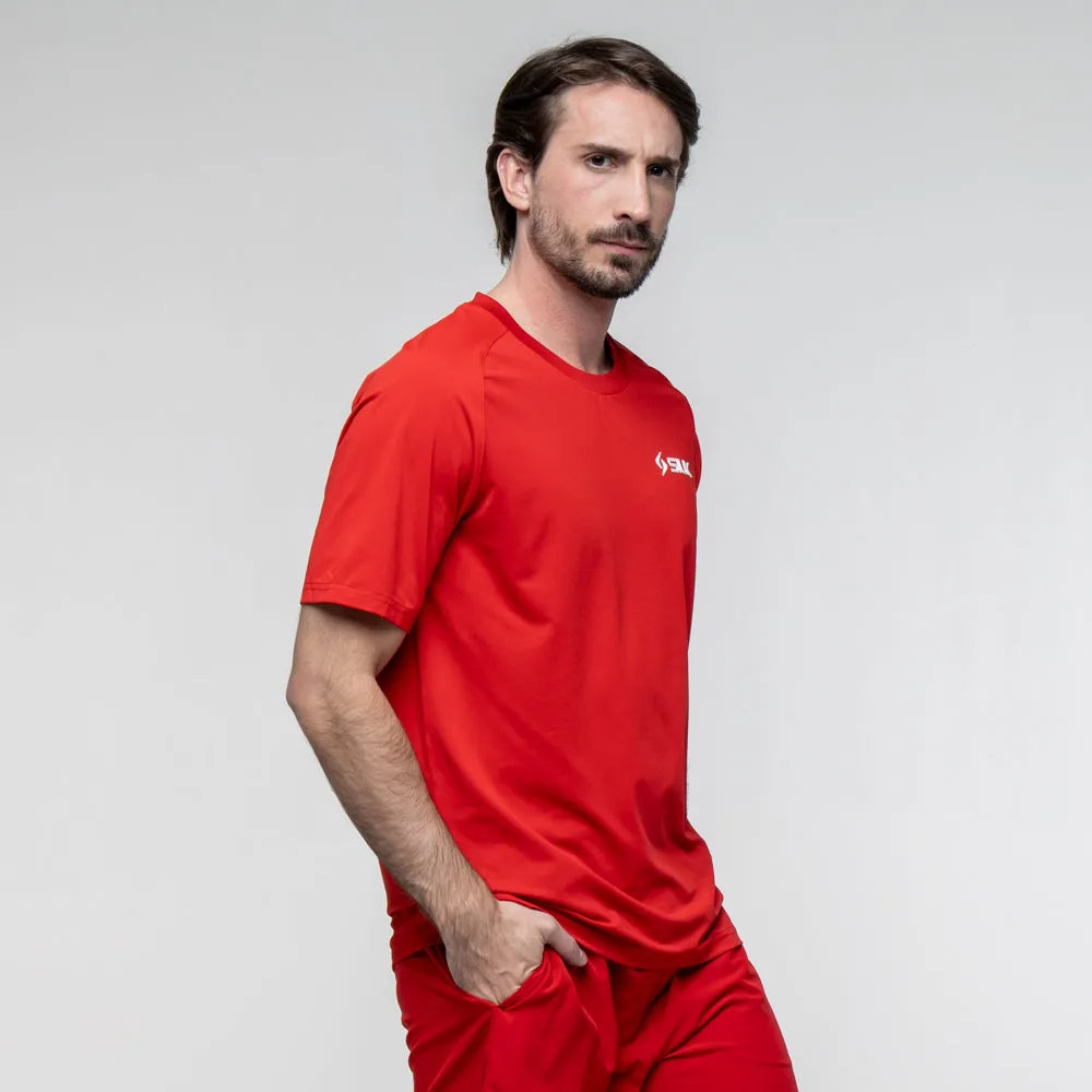 Siux Match 26 t-shirt herre rød åndbar