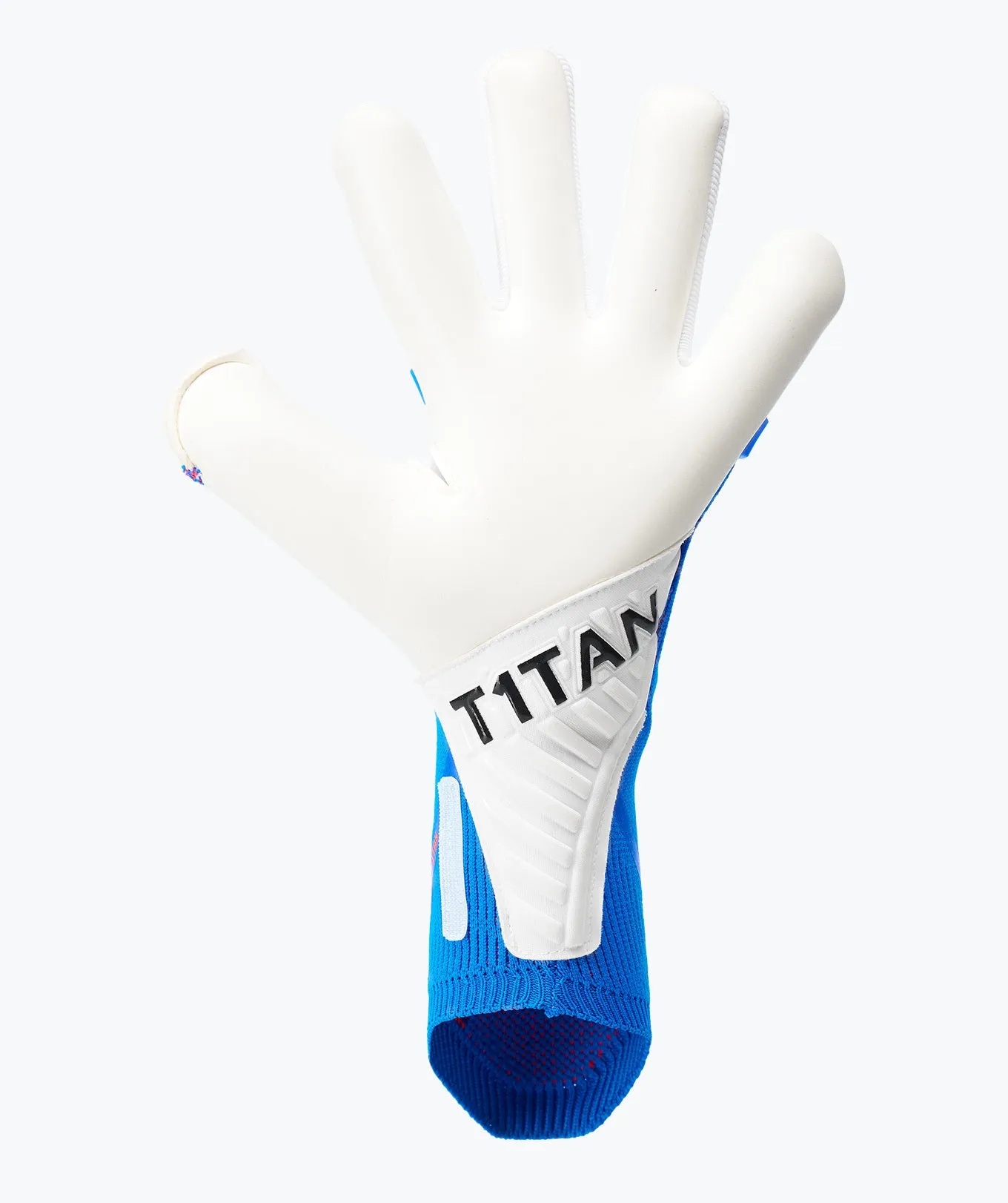 T1TAN Alien Gravity Blue 2.0 målmandshandsker blå uden sikring