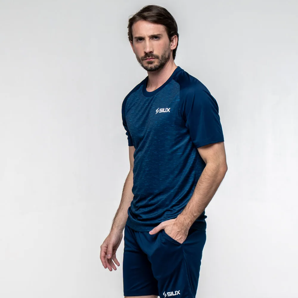 Siux Club 26 t-shirt herre navy padeltrøje