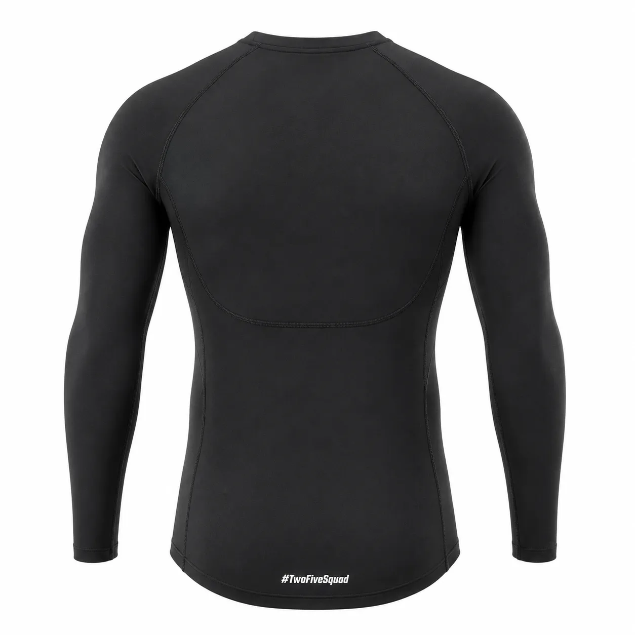 TwoFive termotrøje langærmet sort baselayer polyamid