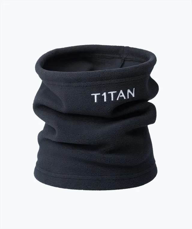 T1TAN Neckwarmer halsedisse sort polyester