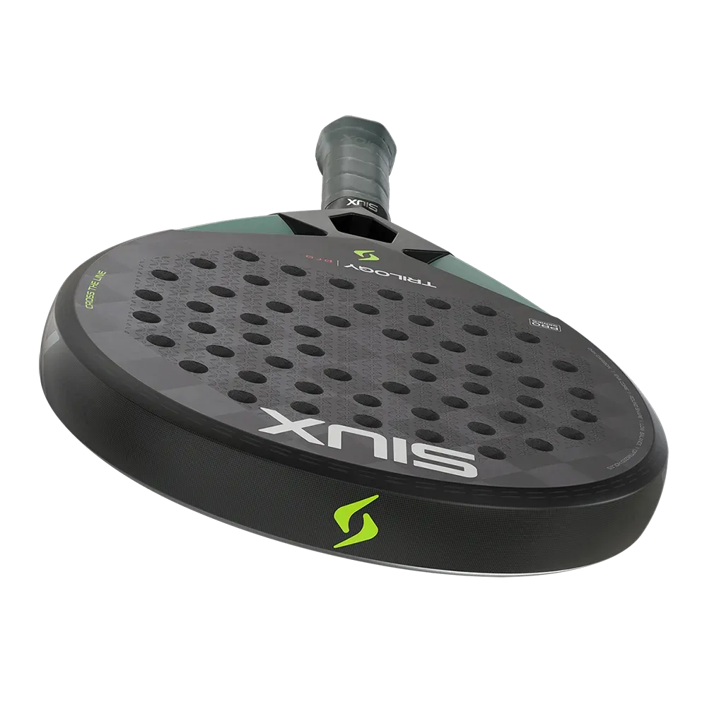 Siux Trilogy Pro 2026 Padelbat Noir Fog kontrol