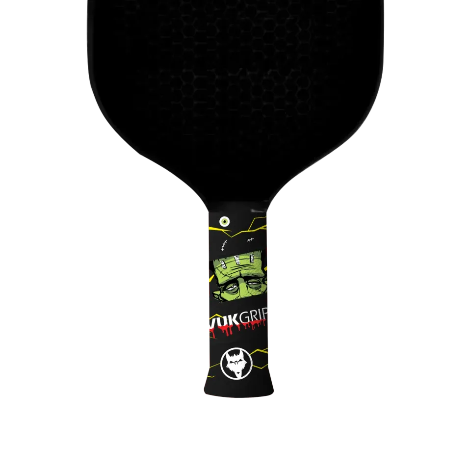 Vukgripz Monster pickleball grip Frankenstein sort