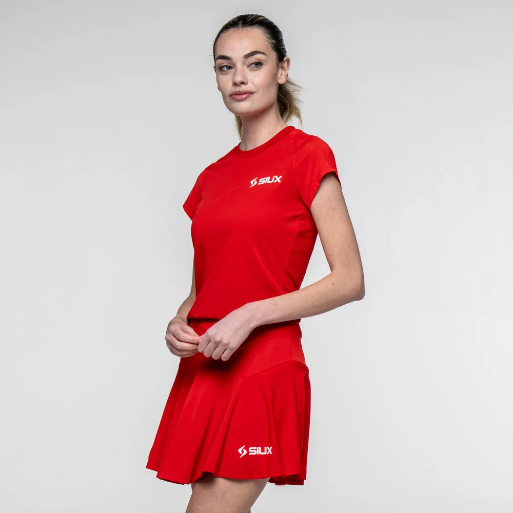 Siux Match 26 t-shirt dame rød til padel