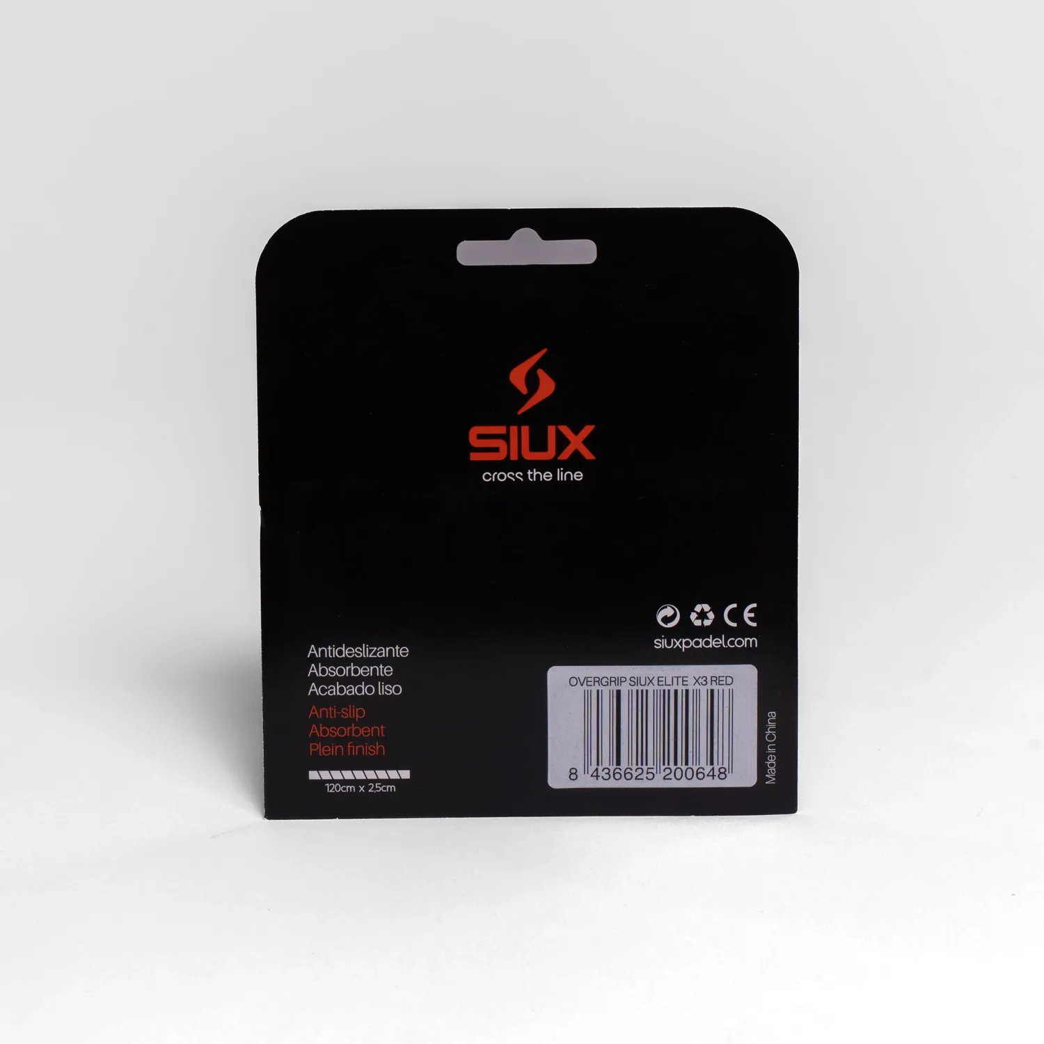 Siux Elite X3 overgrip roed 3-pak svedabsorberende