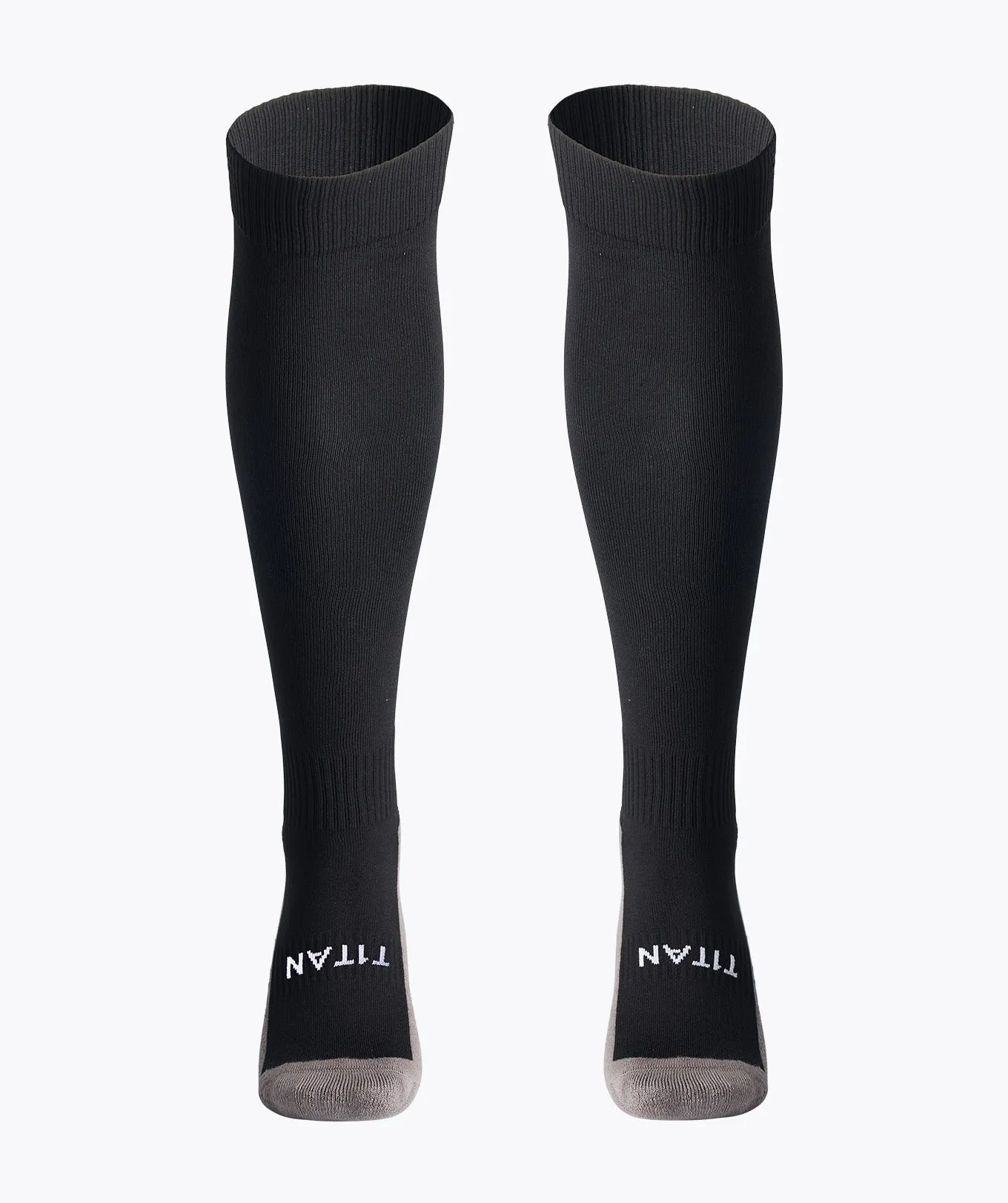 T1TAN Soccer Socks fodboldstrømper sorte
