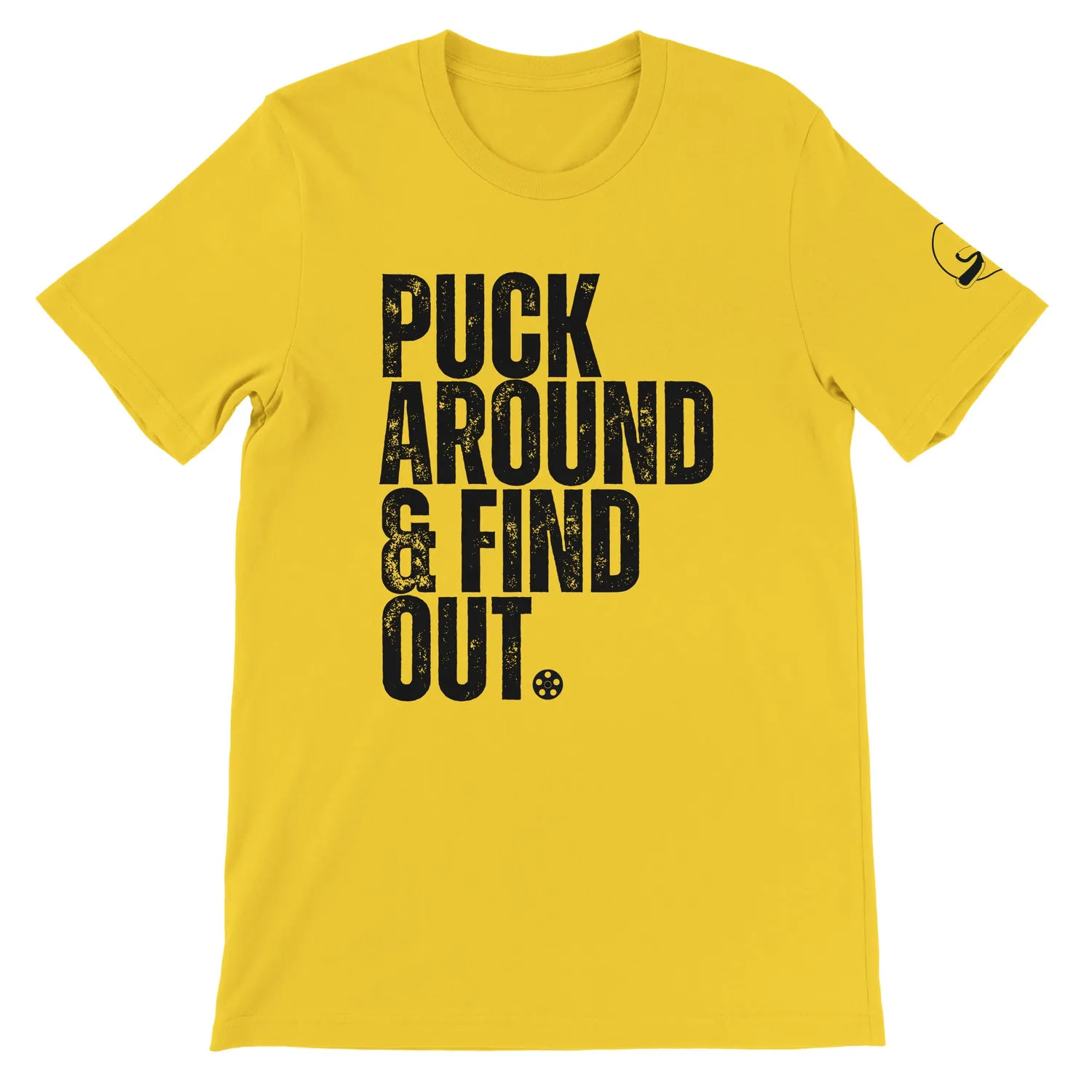 Puckaround Find Out T-shirt sort L bomuld