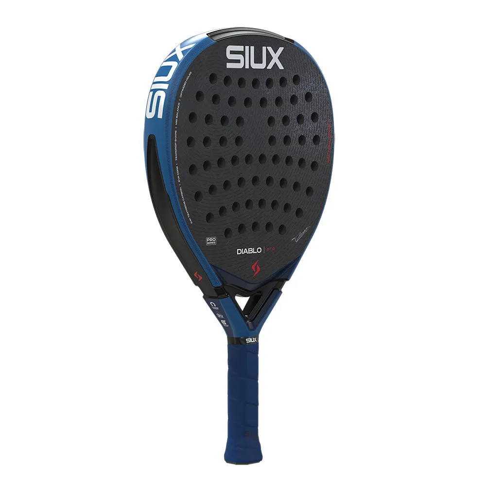 Siux Diablo Pro 2026 padelbat royal blue kontrol