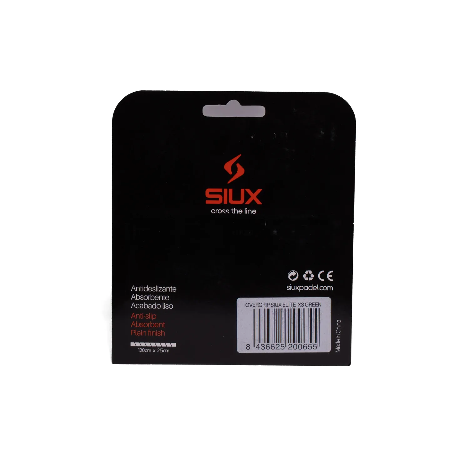 Siux Elite Overgrip 3-pak grøn svedabsorberende