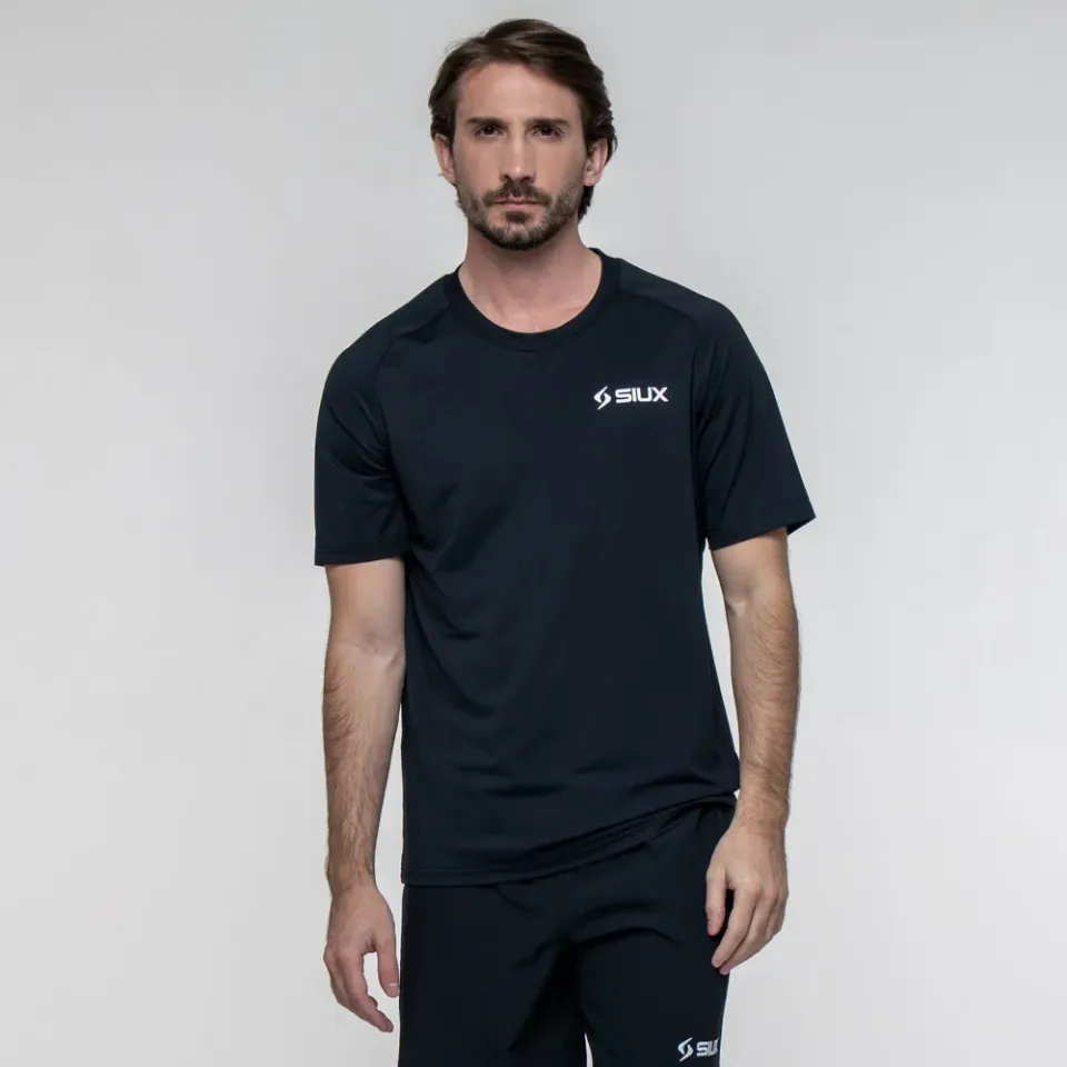 Siux Match 26 t-shirt herre sort hurtigtørrende