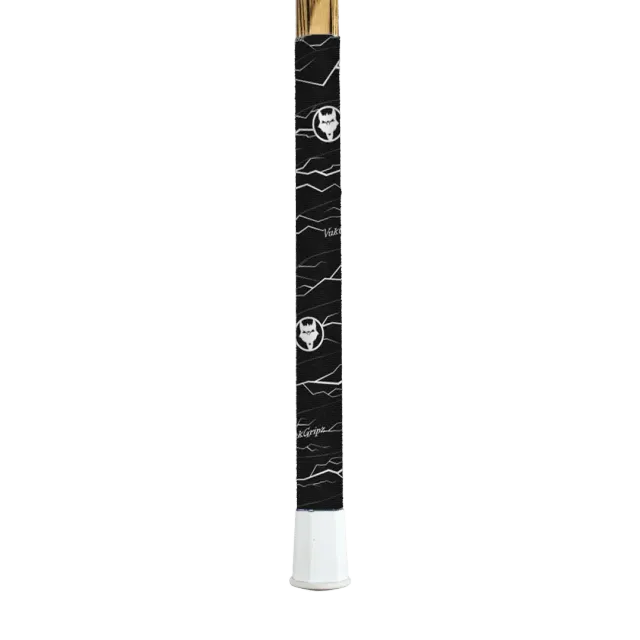 Vukgripz Pulse Black with White lacrossetape skridsikker