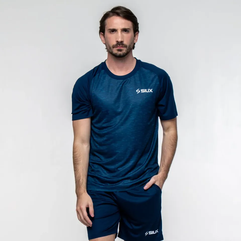 Siux Club 26 t-shirt herre navy padeltrøje