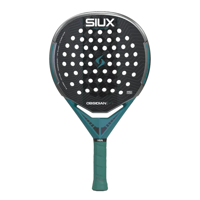 Siux Obsidian Pro 2027 padelbat kontrol silver
