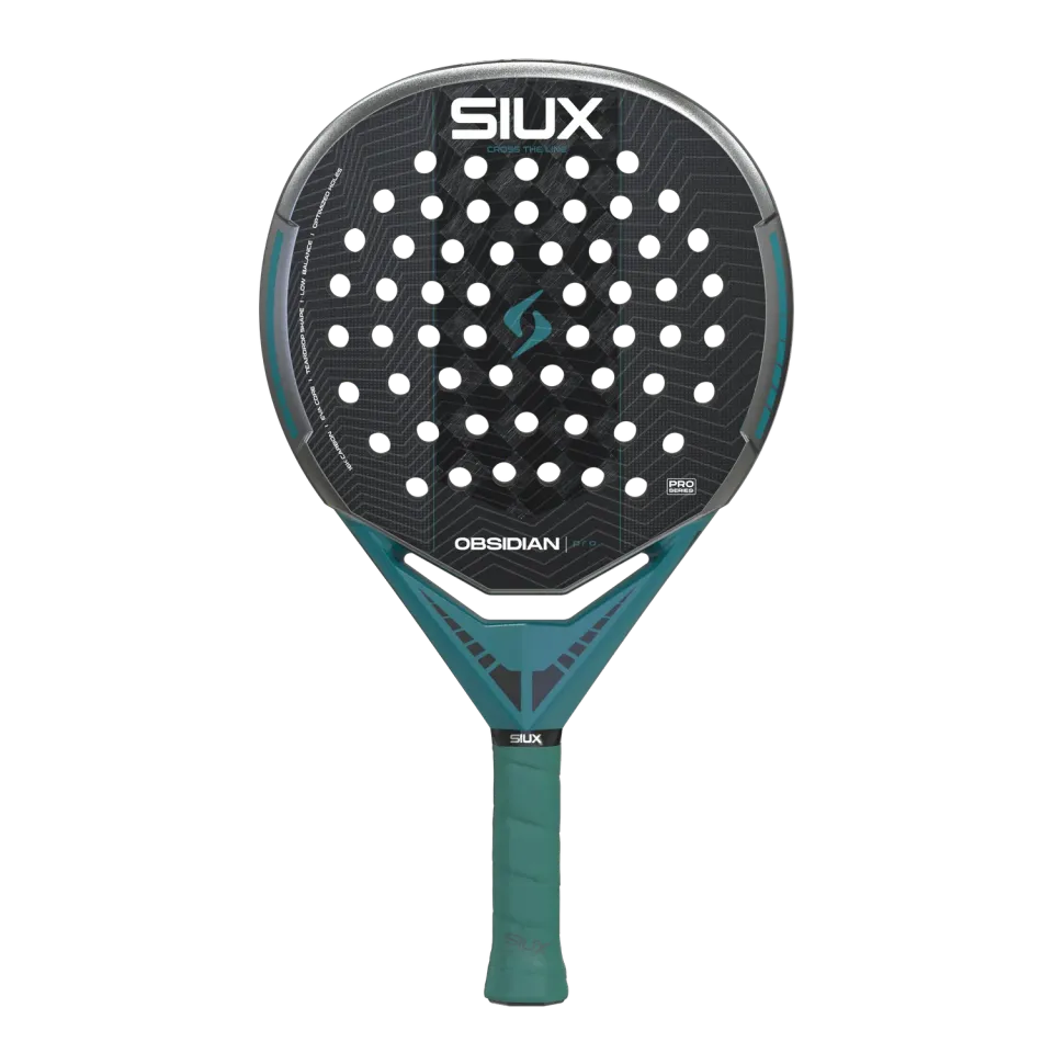 Siux Obsidian Pro 2027 padelbat kontrol silver