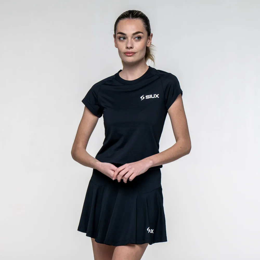 Siux Match 26 t-shirt dame sort åndbar