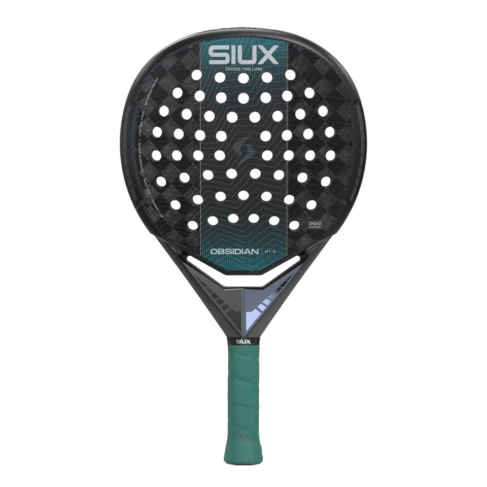 Siux Obsidian Pro 2027 Black padelbat kontrol 16K
