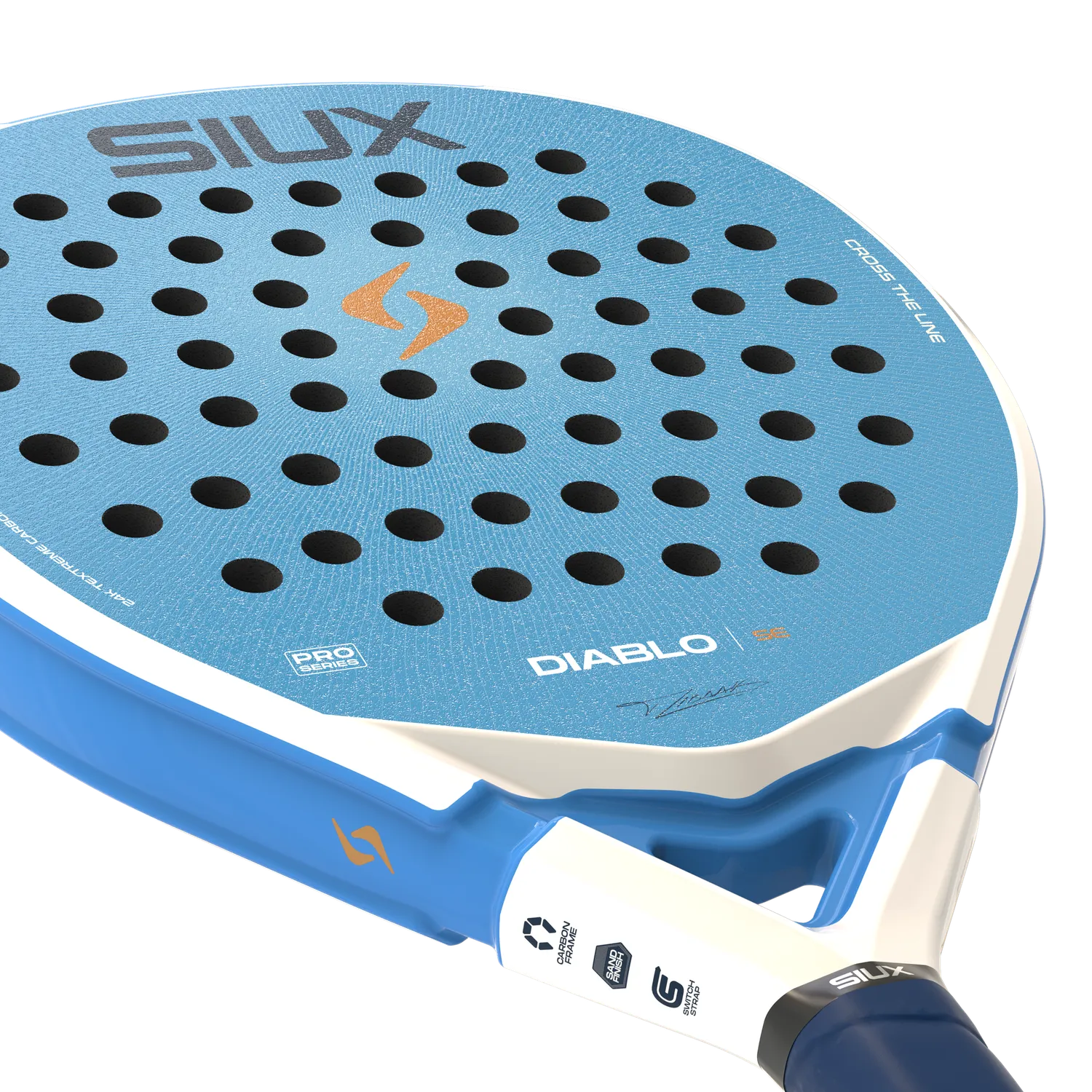 Siux Diablo Pro SE padelbat blå til angreb