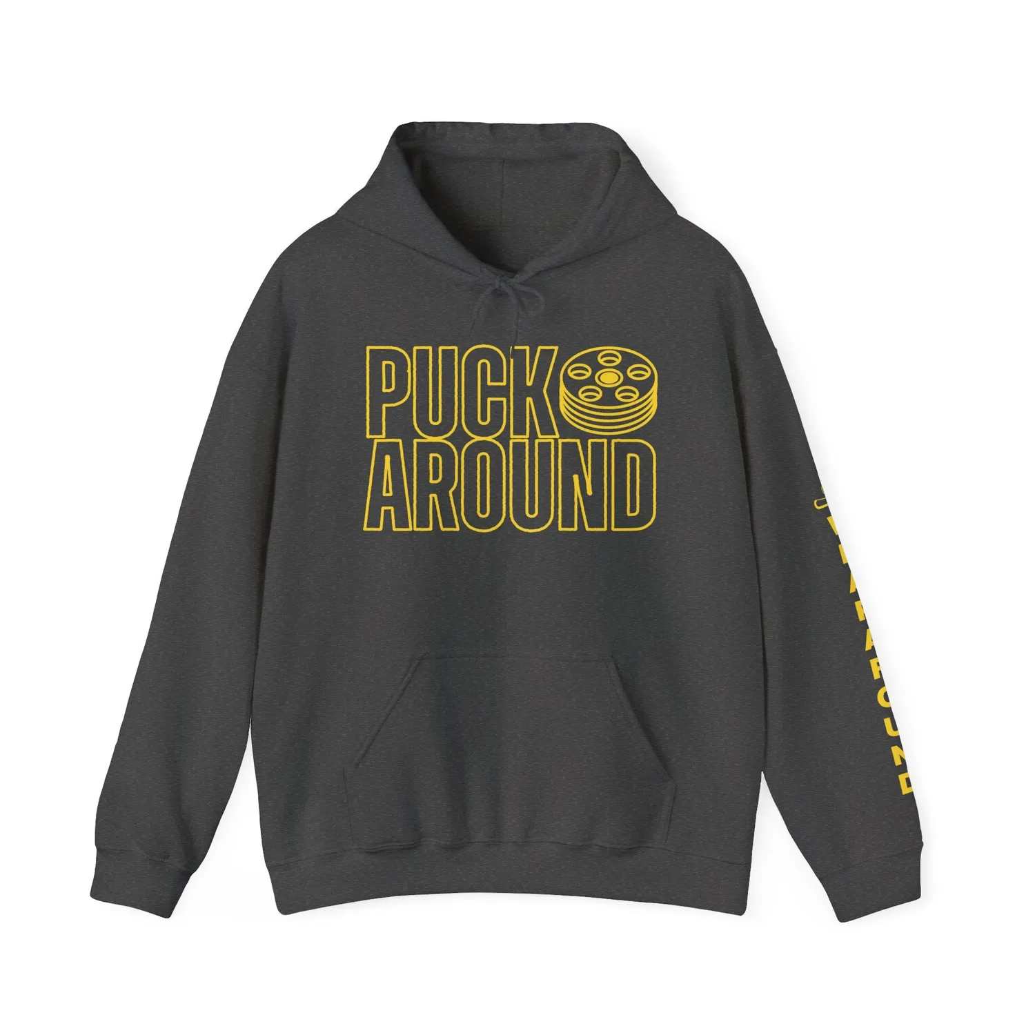 Hockey Wrap Around Puckaround hættetrøje unisex sort tung