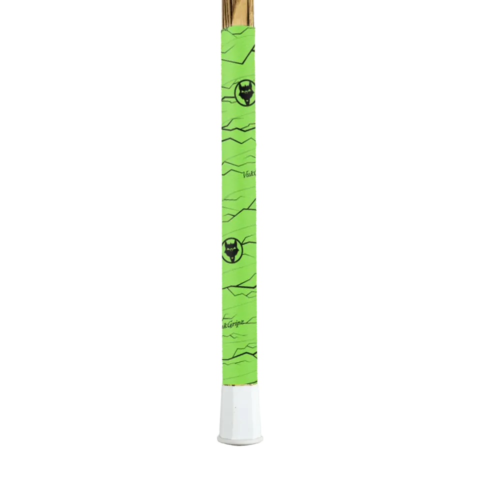 Vukgripz Pulse Lacrossetape Neongrøn Sort