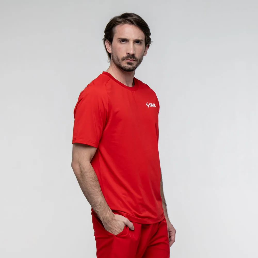 Siux Match 26 t-shirt herre rød åndbar