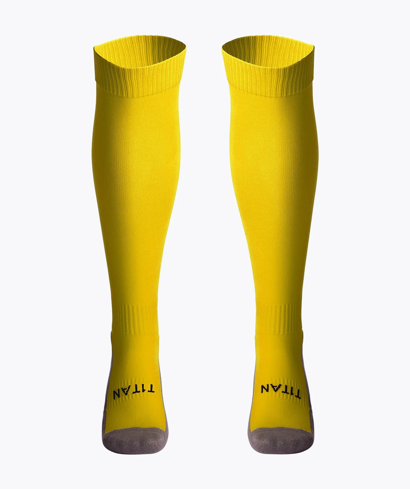 T1TAN Tubesocks fodboldstrømper gule