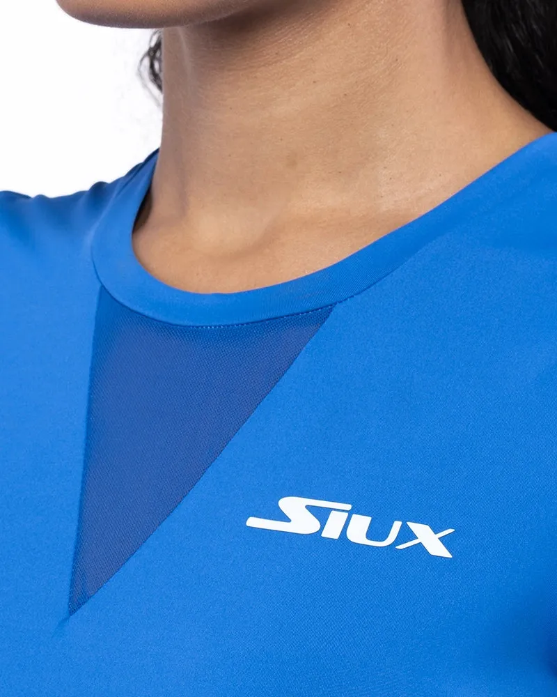 Siux Match dame t-shirt royal str. M