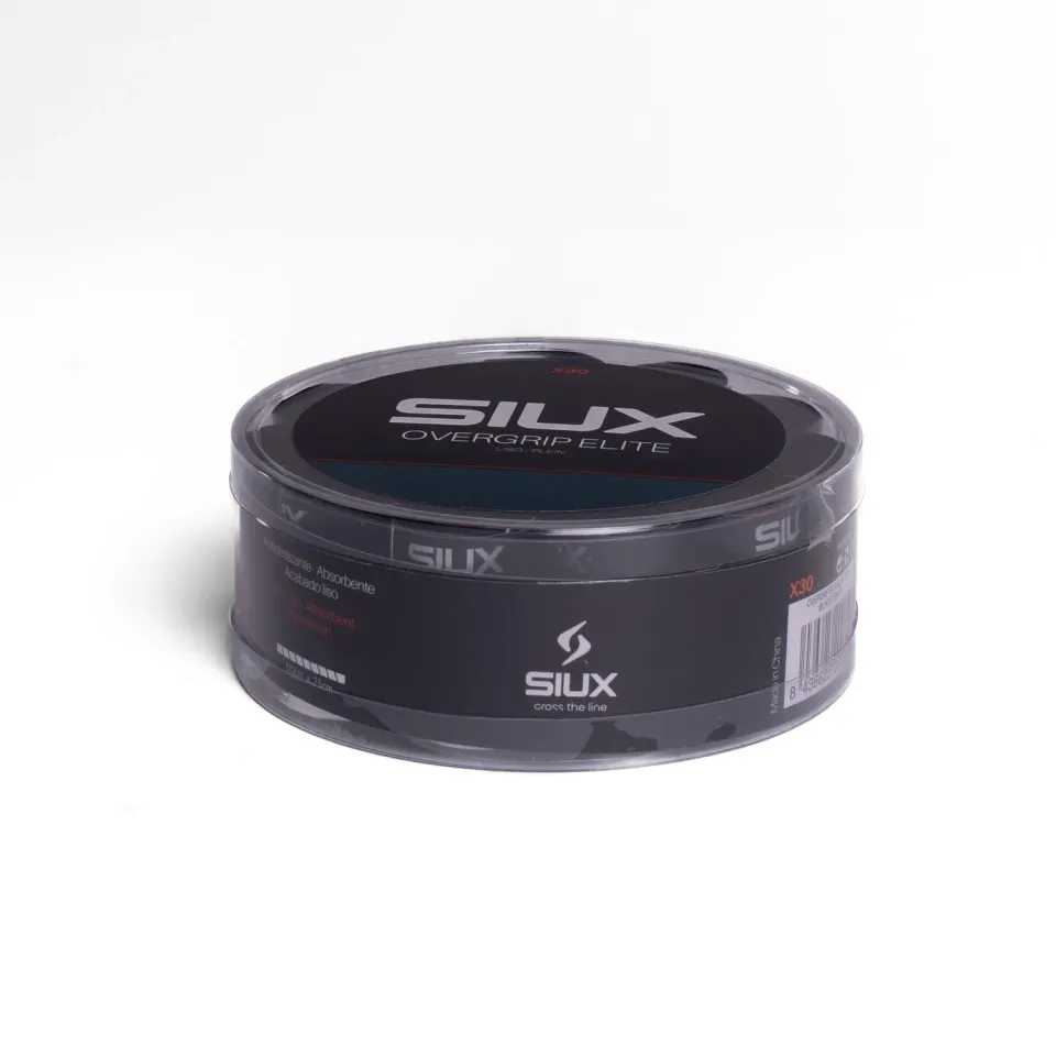 Siux Elite overgrip 30 stk hvid/sort svedabsorberende