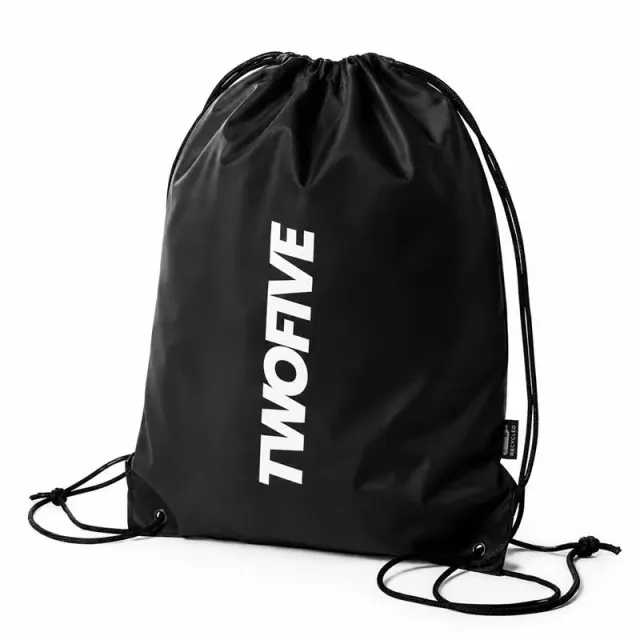 TwoFive Gymsack træningspose polyester snøreluk