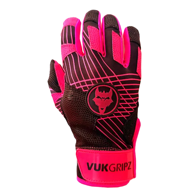 Vukgripz Prowler battinghandsker pink/sort skridsikre