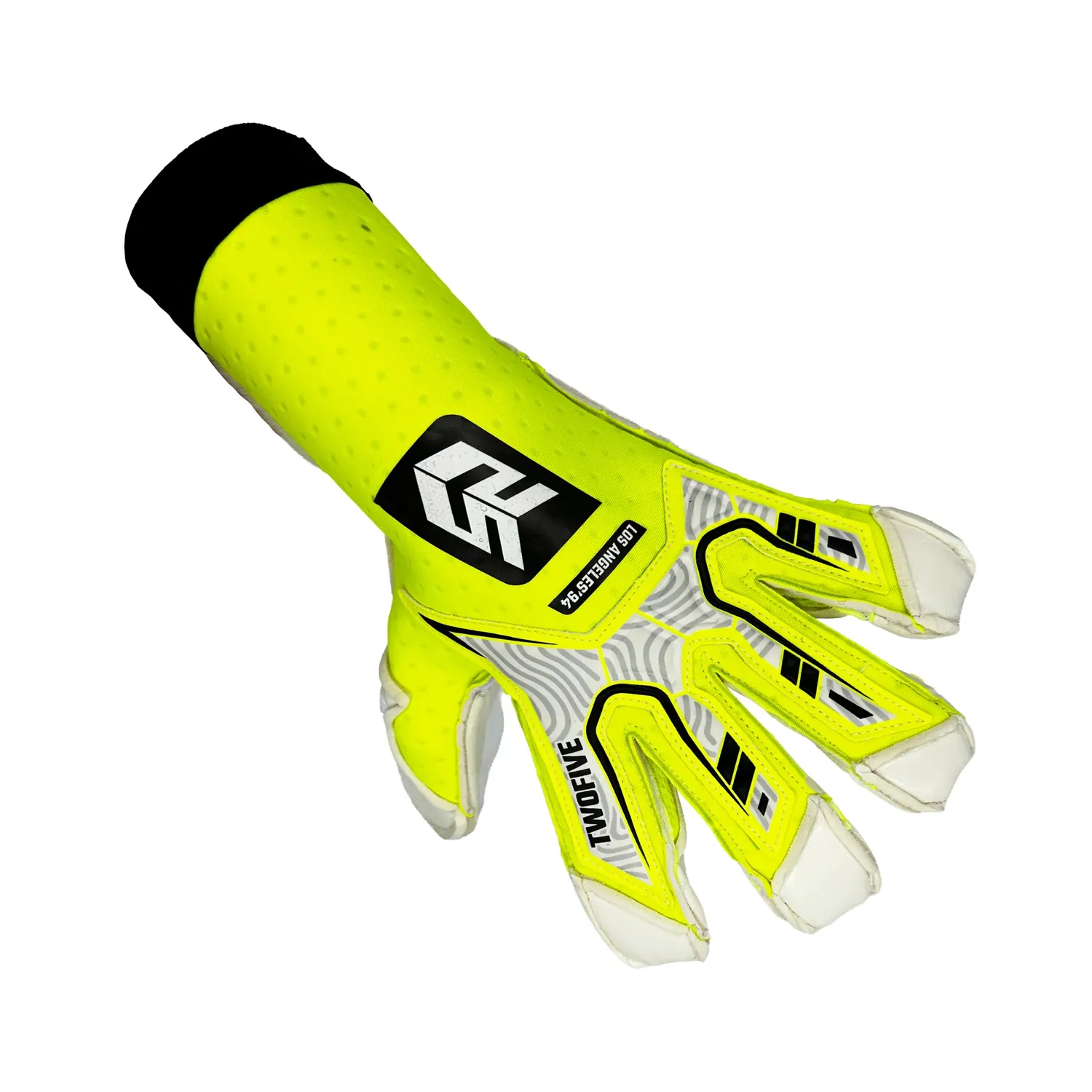 TwoFive Los Angeles Pro Yellow målmandshandsker hivis