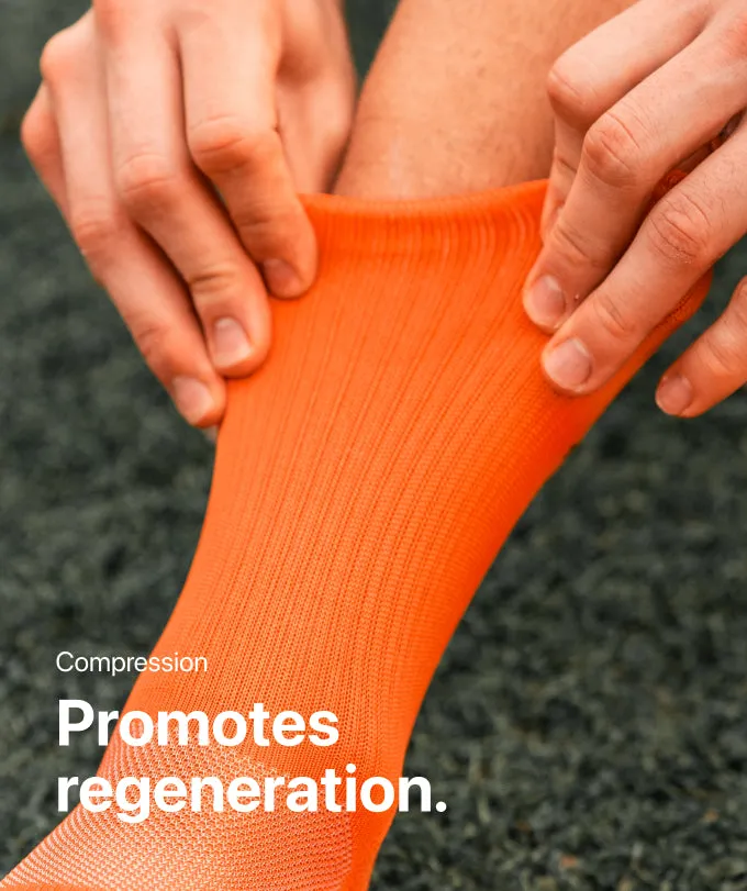 T1TAN Grip Socks gripsokker orange skridsikre