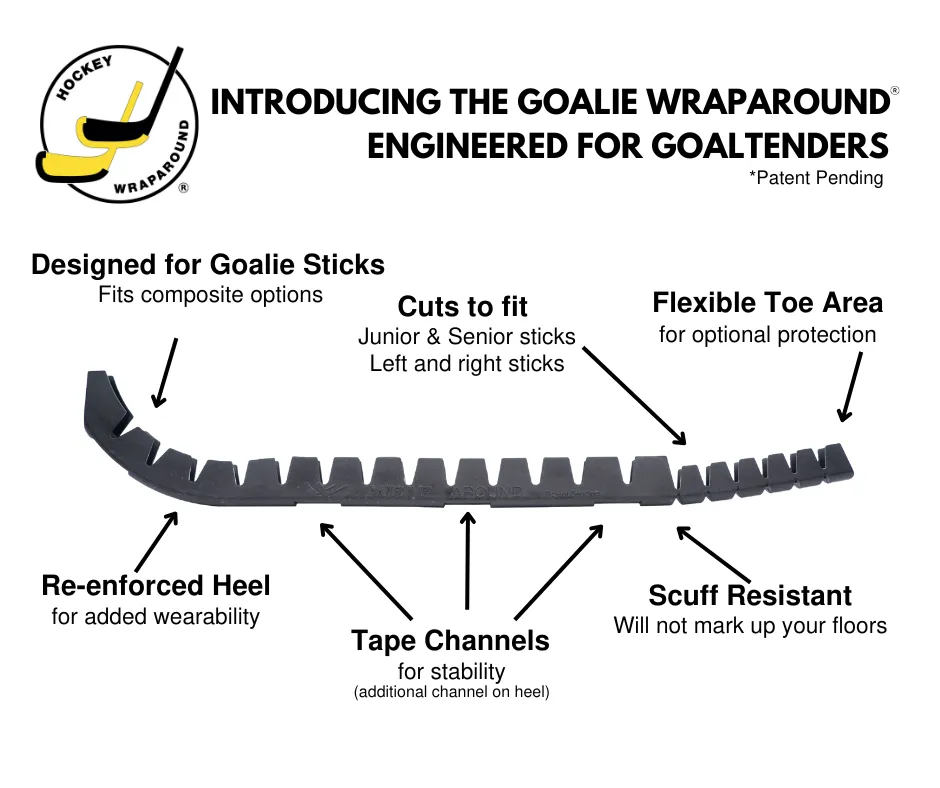 Hockey Wrap Around Wraparound Team bladbeskytter 12-pak asfalt