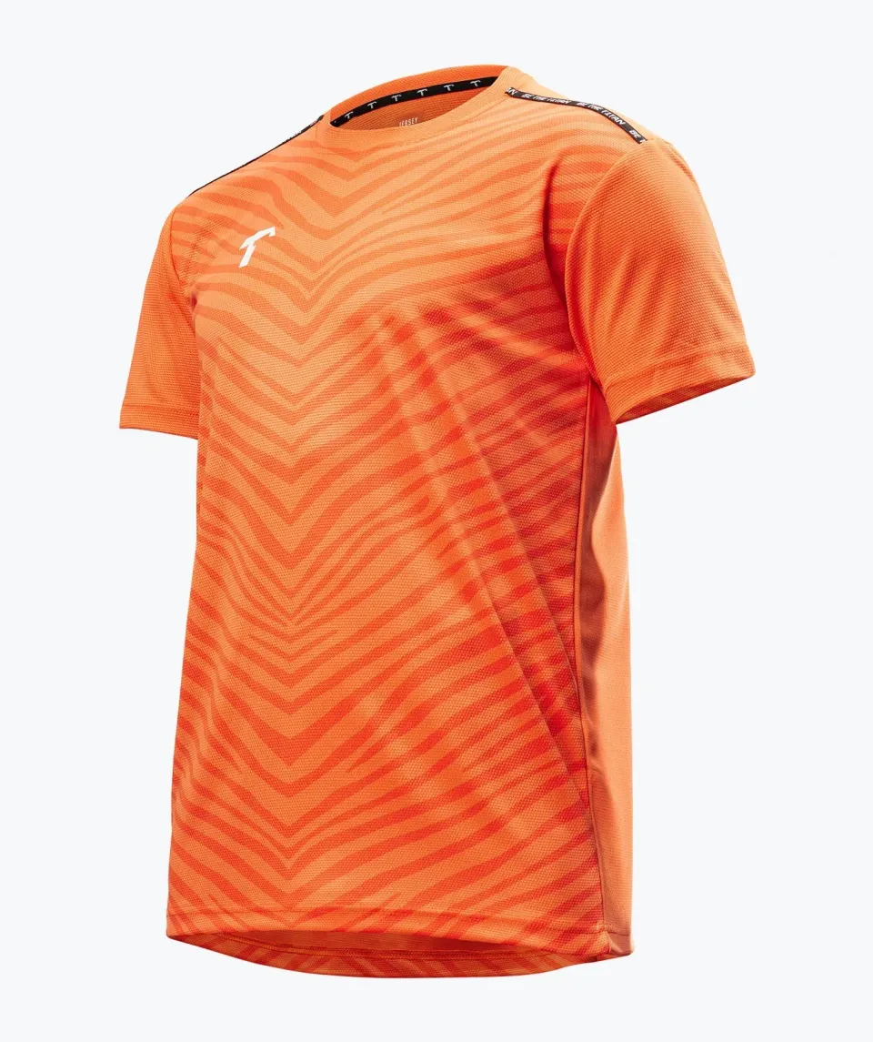 T1TAN Warm-up træningstrøje orange kortærmet