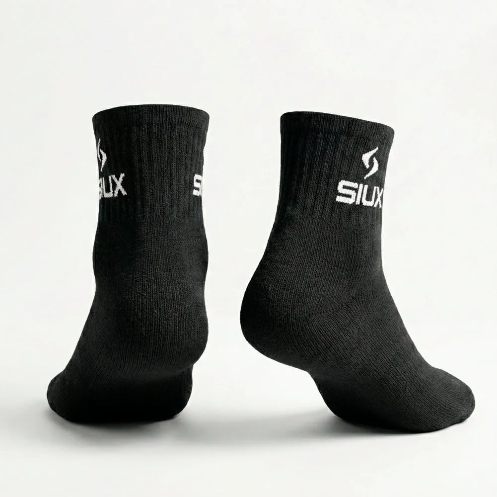 Siux Basic 26 strømper sort 3-pak mellemlange