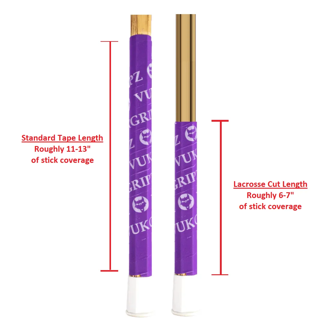 Vukgripz Lax Cut lacrossetape Purple Pulse skridsikker