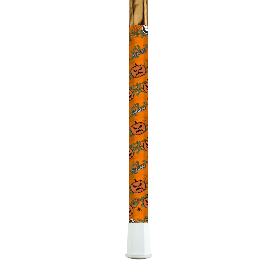 Vukgripz Angry Pumpkin lacrosse grip orange skridsikker