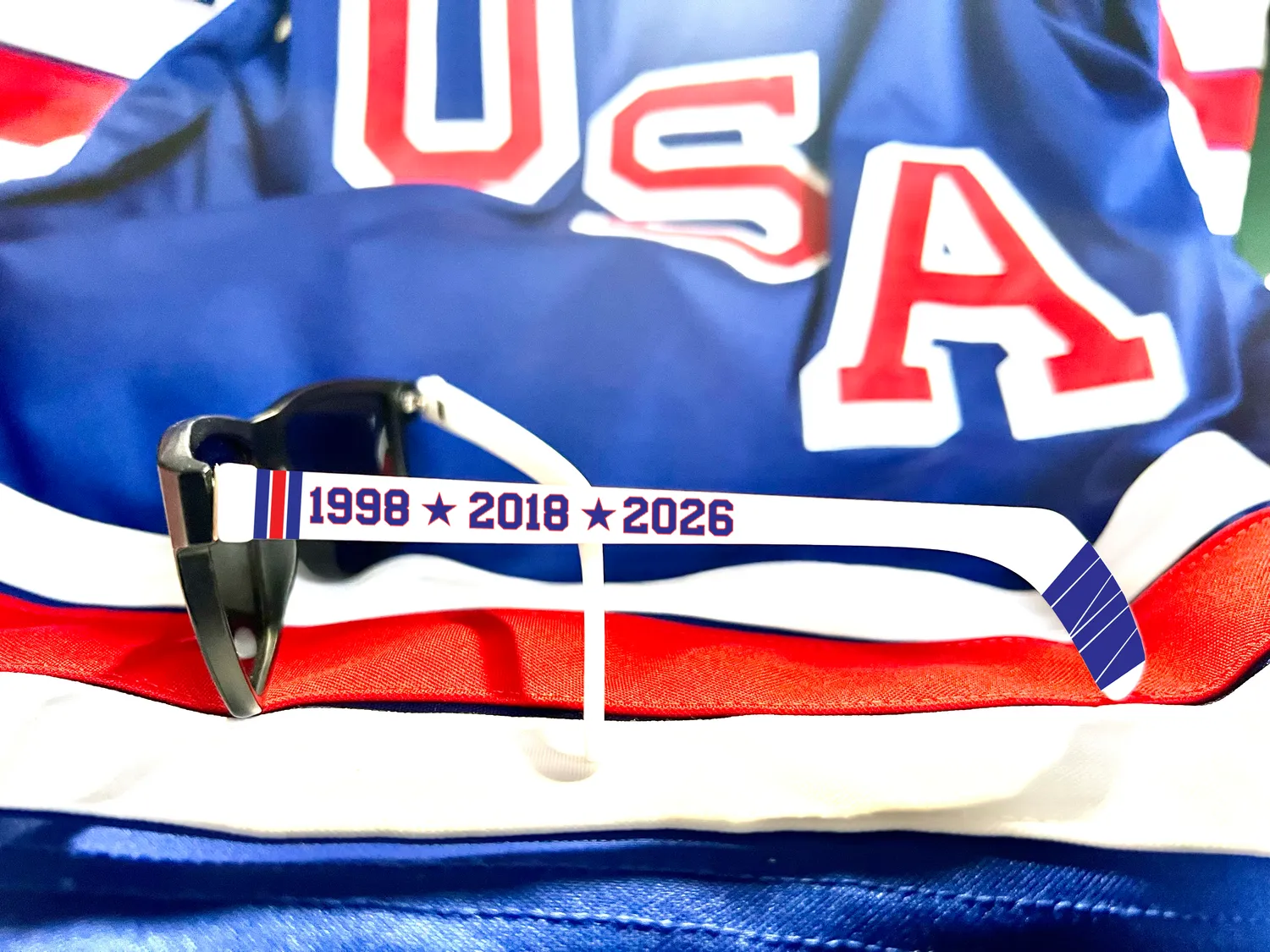 Hockey Wrap Around USA Gold Medal solbriller polariseret