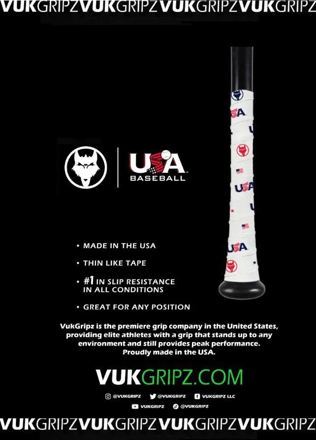 Vukgripz USA Team USA battgreb rød-blå