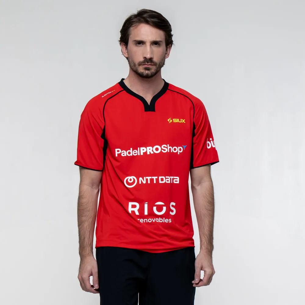 Siux Electra X Stupa 26 B t-shirt rød til padel