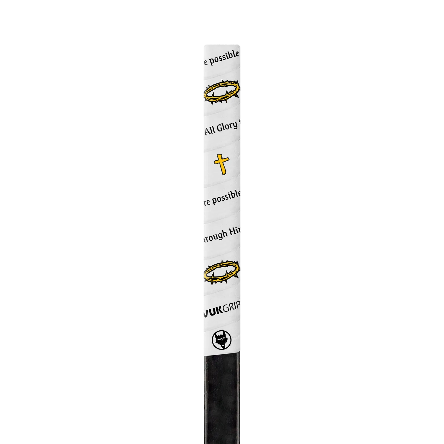 Vukgripz Faith hockeytape Rosary kors tro design