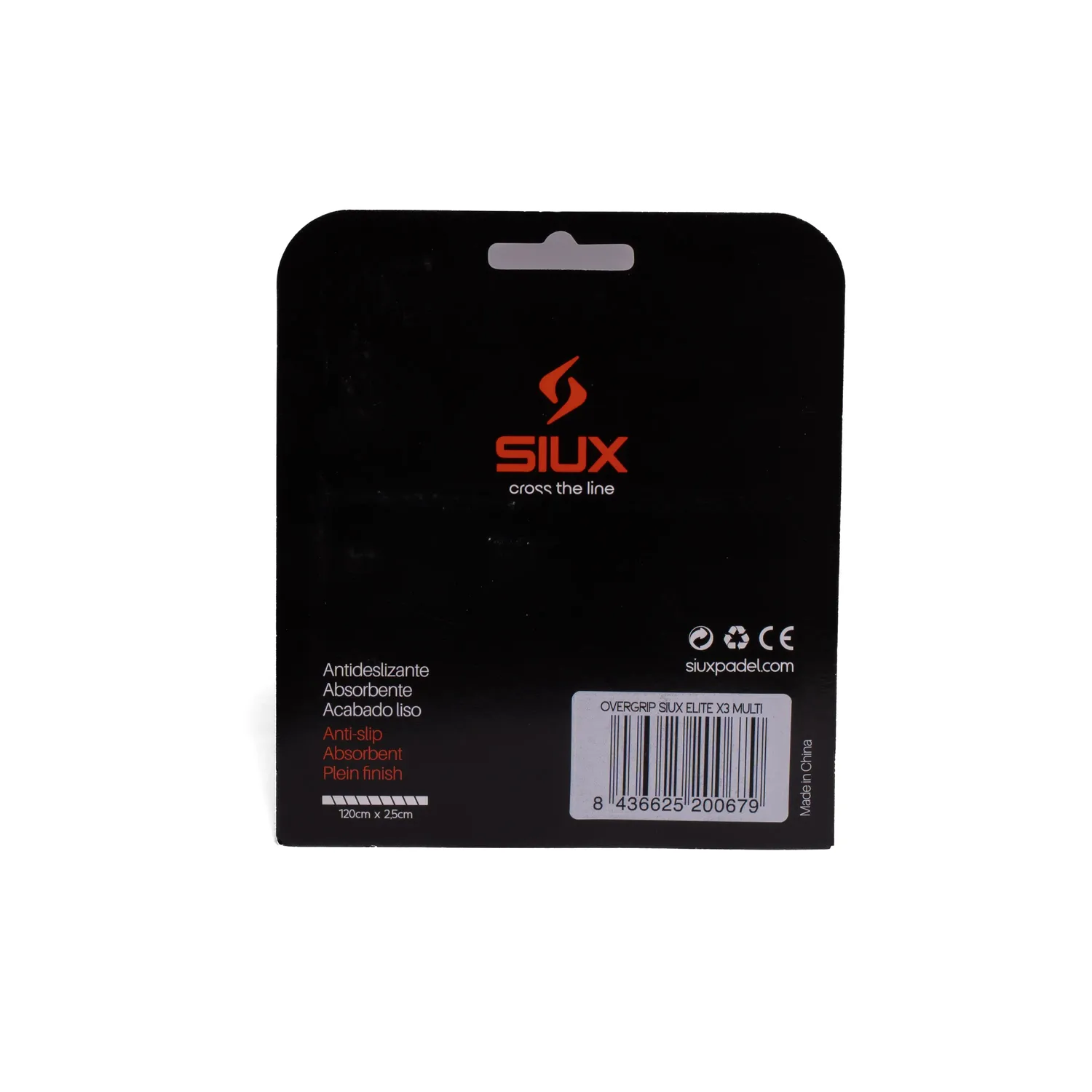 Siux Elite X3 overgreb multicolor 3-pak perforeret