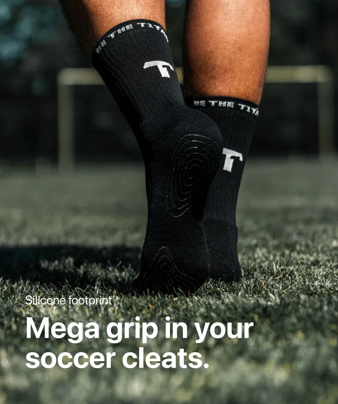 T1TAN Grip Socks gripsokker sort skridsikker