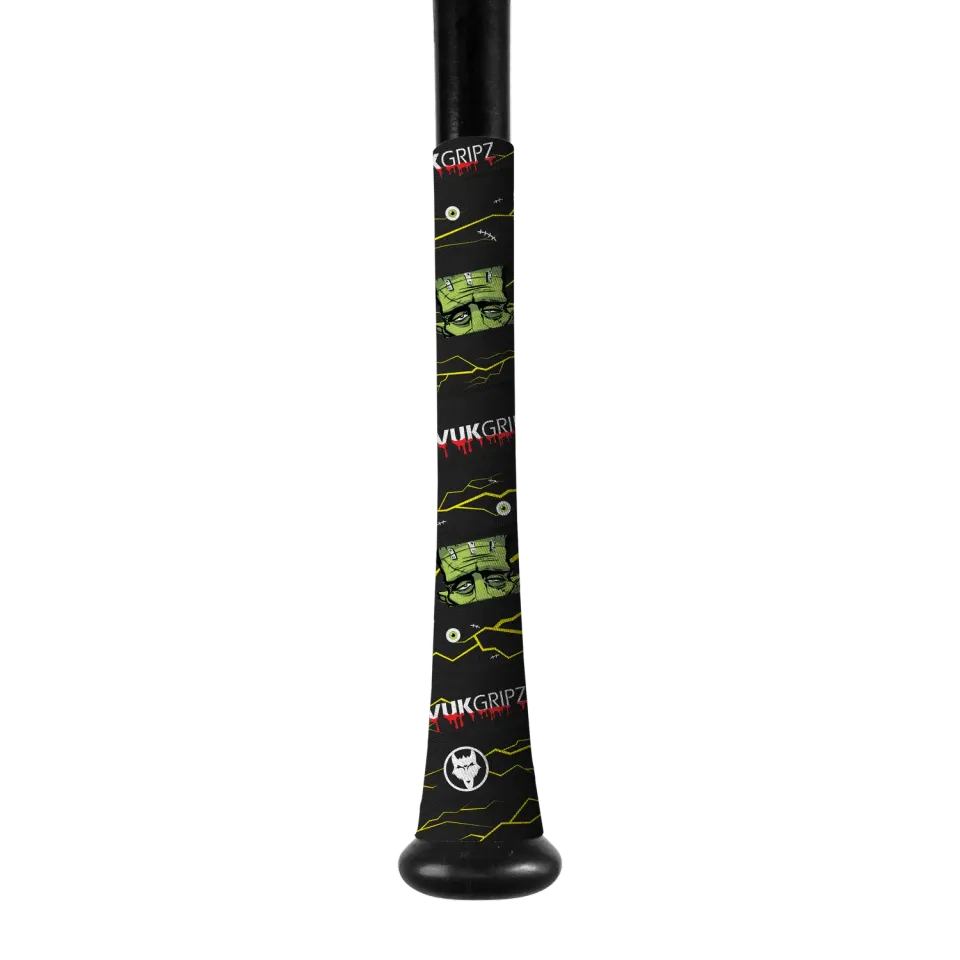 Vukgripz Monster bat grip tape sort Frankenstein
