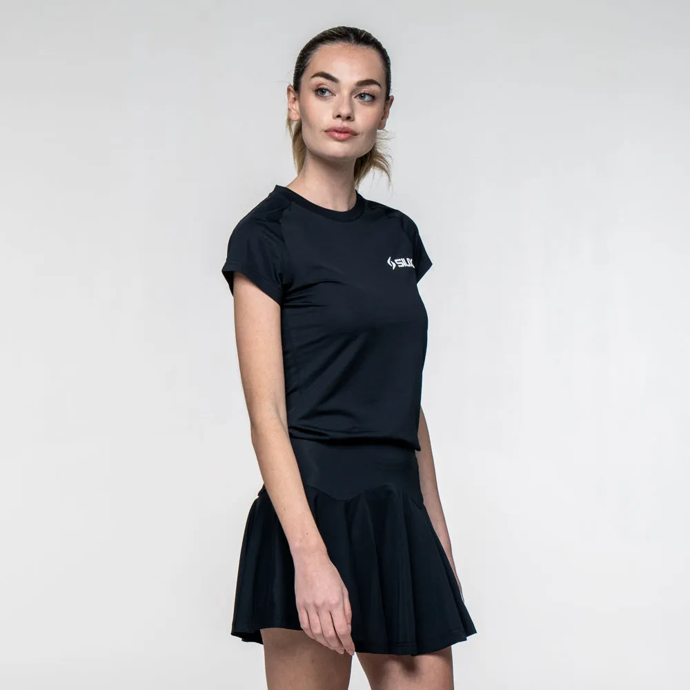 Siux Match 26 t-shirt dame sort åndbar