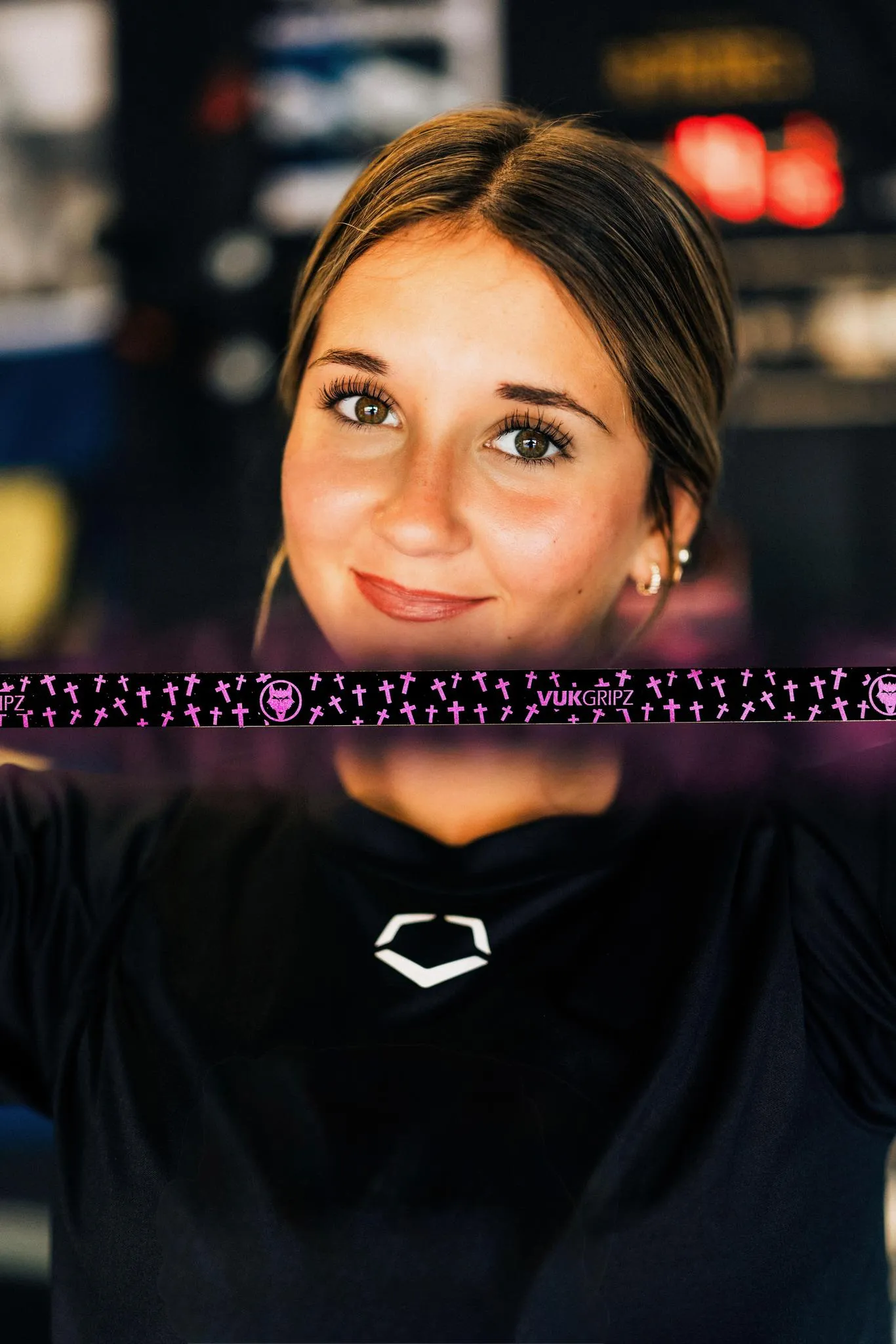 Vukgripz CatchMacie batgreb sort pink kryds
