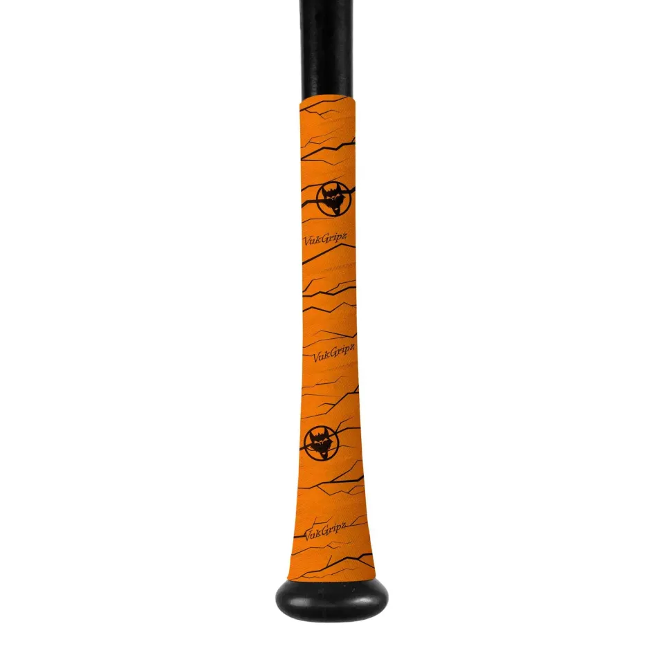 Vukgripz Pulse XL bat tape neon orange ekstra lang
