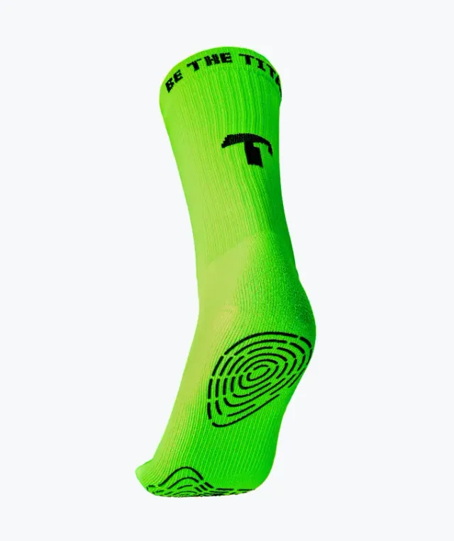 T1TAN Grip Socks gripsokker lysegrøn skridsikker