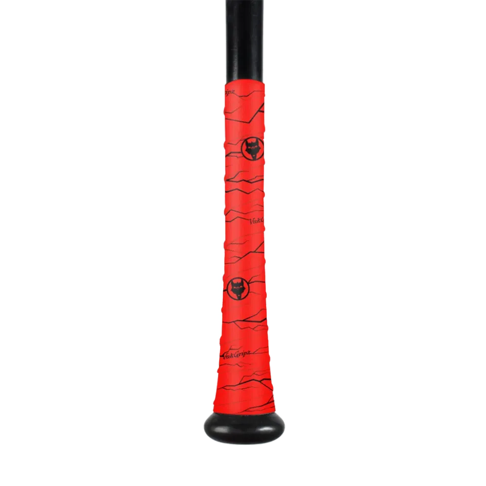 Vukgripz Pulse Red Bat Grip Tape battape rød